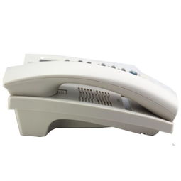 阿爾卡特T202白色商務辦公電話機 智能背光與全免提的高效辦公伴侶